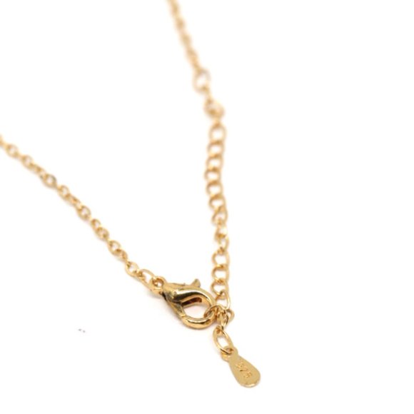 Gold Vermeil Natural Baroque Pearl Necklace Silver Genuine Pearl Pendant for Her - Picture 10 of 10